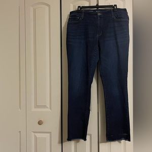 Like New Ana Stretch Cuffed Jeans Size 16W, inseam with Cuff 28”, Rise 10”